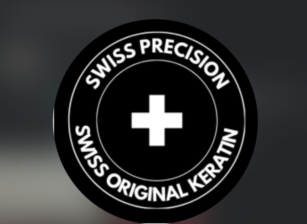 Swiss Precision Swiss Original Keratin circular logo